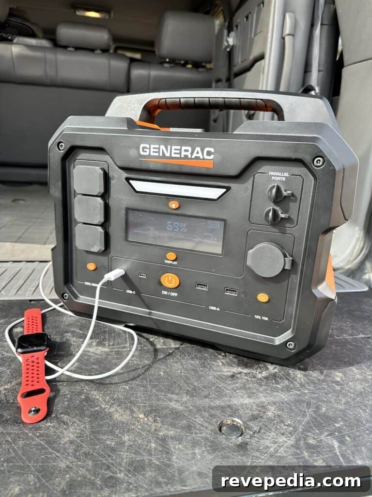 Generac GB1000 side view