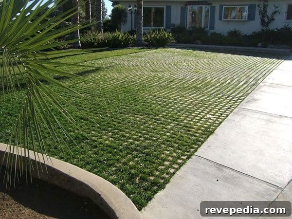 Driveable Grass Paver System for Durable, Green Surfaces 2 drivable-grass-patterns