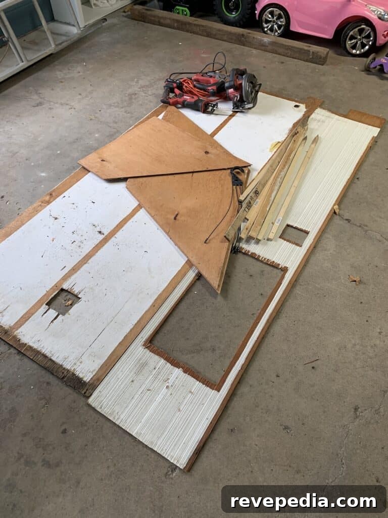 Eco-Friendly Halloween: Turn Basement Paneling into Spooky Decor 3 img 32412 2