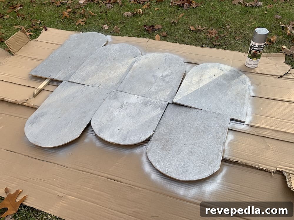 Eco-Friendly Halloween: Turn Basement Paneling into Spooky Decor 10 img 32412 9