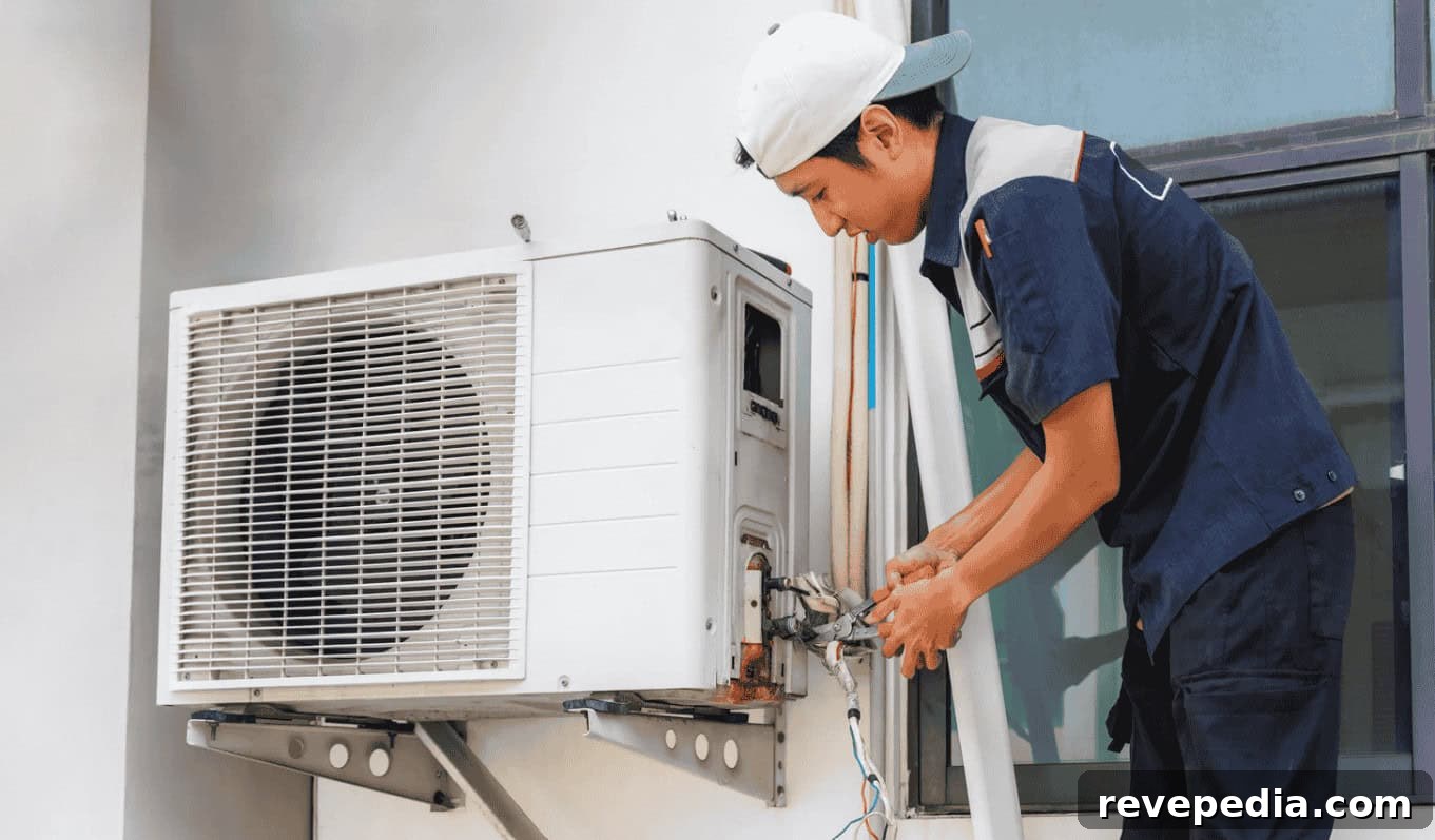 Top HVAC Filters to Improve Your Home's Indoor Air Quality 3 man fixing HVAC filter
