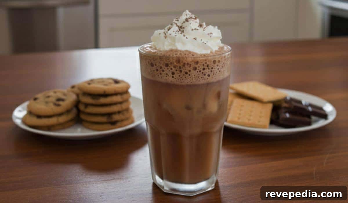 3 Flavor-Packed Coffee Desserts Your Family Will Love 3 Glass of chocolate milkshake with cookies