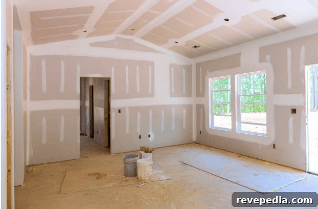 living elsewhere during home renovation