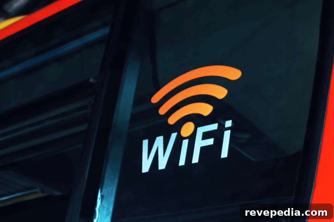 Run Ethernet Through Finished Walls With Minimal Damage 5 Close-up of a Wi-Fi logo on