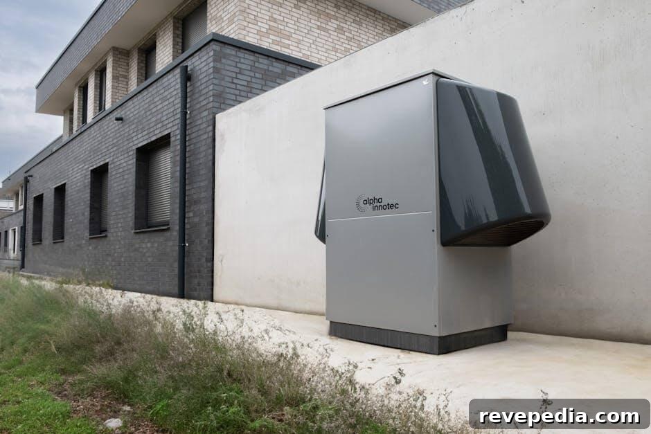 Heat Pump Installation 2026: Key Things to Know Before You Install 2 Gray refrigerator sitting outside a building