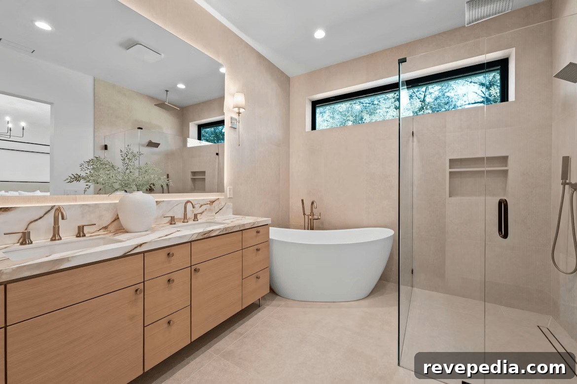 Maximize Space in a Small Bathroom: Smart Design Tips for Efficiency 2 Small bathroom with tub, sink, and shower layout