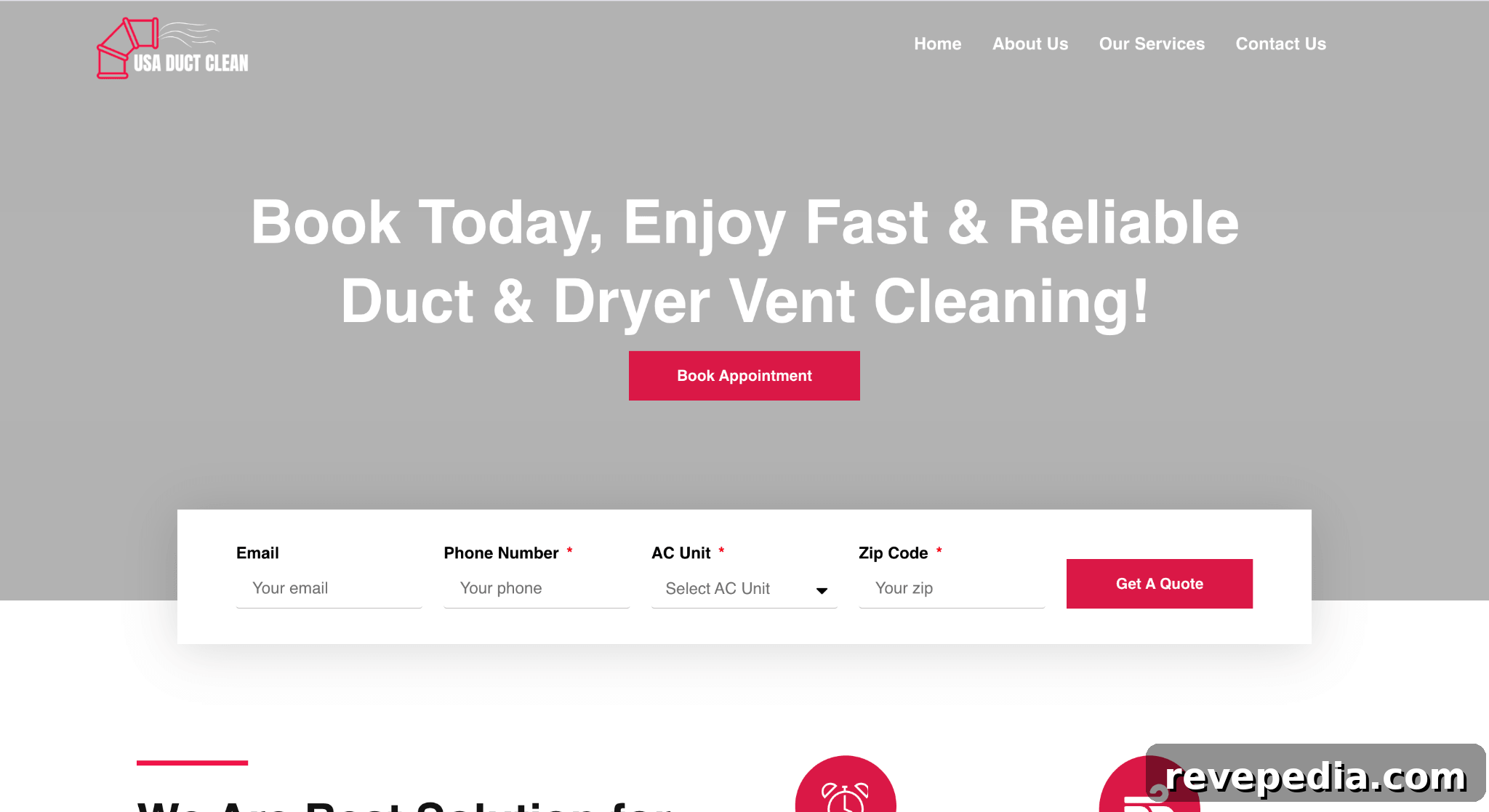 Screenshot of a Las Vegas duct and
