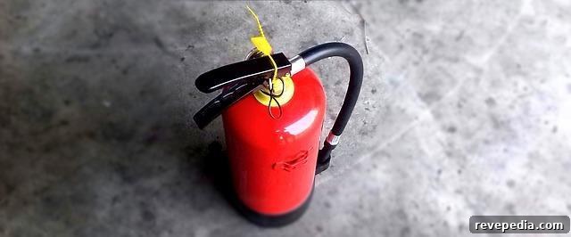 Why You Need Routine Home Inspections Before Buying or Selling 4 Red fire extinguisher for home safety