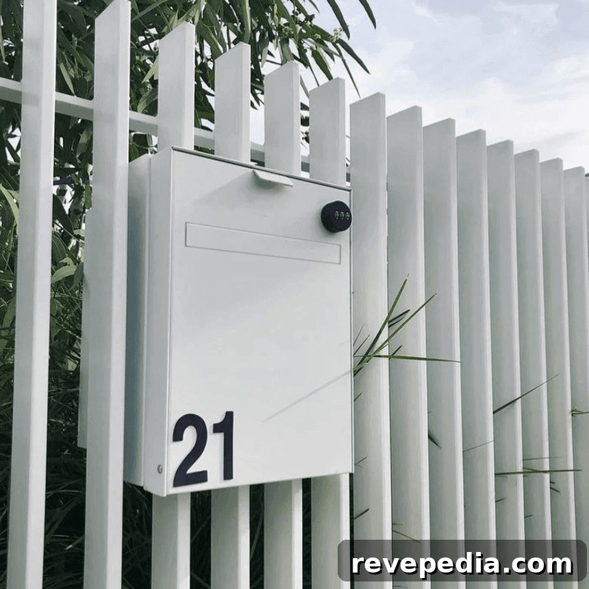 Built Into Your Fence? How to Choose the Right Letterbox for Your Home 4 Fence-Mounted Letterbox Design