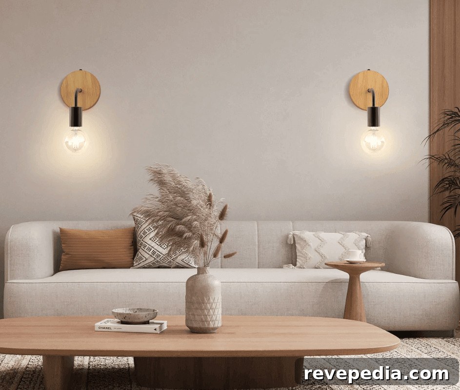 Wall Light Placement and Styling Tips for Every Room 3 Wall Lights in the living room