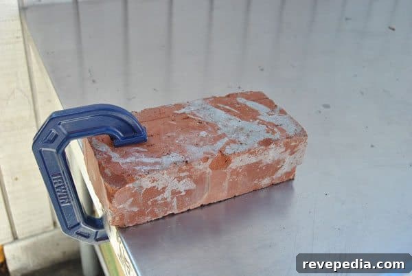DIY Brick Succulent Planters: Step-by-Step Building Guide 3 brick-clamped