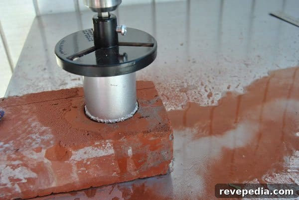 DIY Brick Succulent Planters: Step-by-Step Building Guide 5 drill-hole