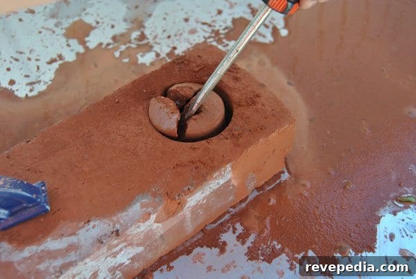 DIY Brick Succulent Planters: Step-by-Step Building Guide 6 break-inside-pot