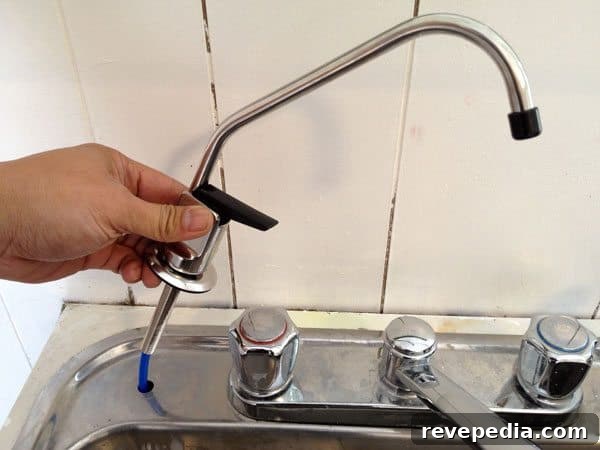 Install an Under-Sink Water Filter System: Step-by-Step Guide 6 install-faucet