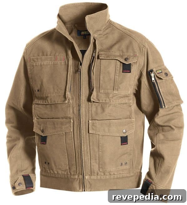 Blaklader Brawny Canvas Jacket with Nearly Endless Pockets 2 blaklader brawny