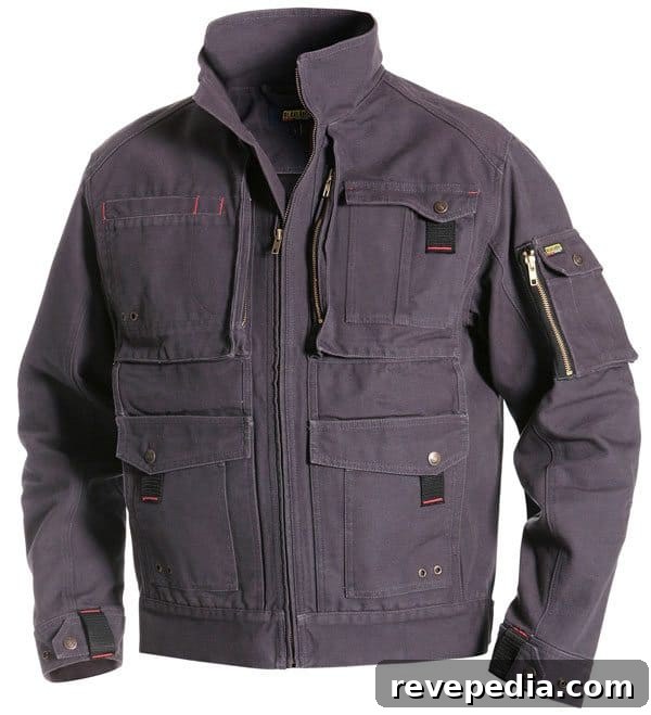 Blaklader Brawny Canvas Jacket with Nearly Endless Pockets 3 blaklader brawny steel