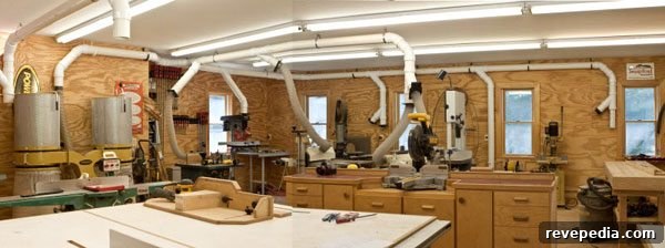 Build the Ultimate Garage Workshop: Layout, Tools & Tips 14 dust-collection-system-garage