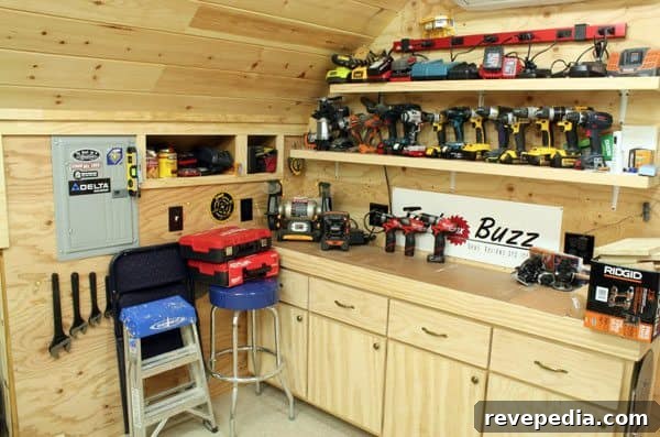 Build the Ultimate Garage Workshop: Layout, Tools & Tips 4 tool-battery-storage
