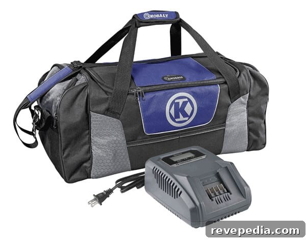 Kobalt Expands Its 20V MAX Power Tool Line with New Upgrades 3 Kobalt-lowes-20V-Kit-Bag-Battery