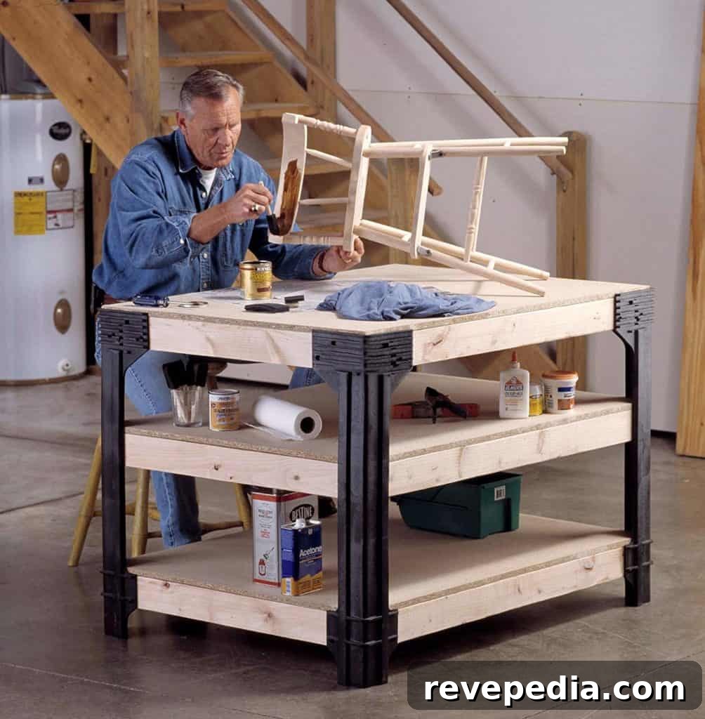 Build a Durable DIY Workbench for $50 and Under 8 shelving options