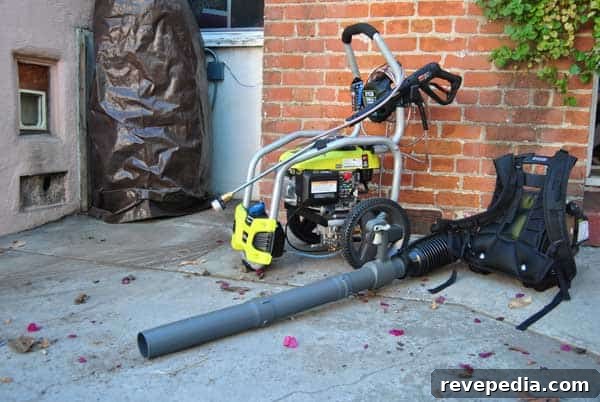 Refresh Your Deck or Patio with Rust-Oleum Restore 10X Guide 4 ryobi-power-washer-blower