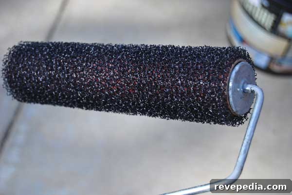 Refresh Your Deck or Patio with Rust-Oleum Restore 10X Guide 7 rustoleum-restore-roller-ho