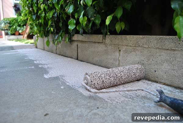 Refresh Your Deck or Patio with Rust-Oleum Restore 10X Guide 9 rustoleum-paint-roller