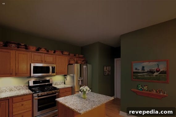 solatube-kitchen-before