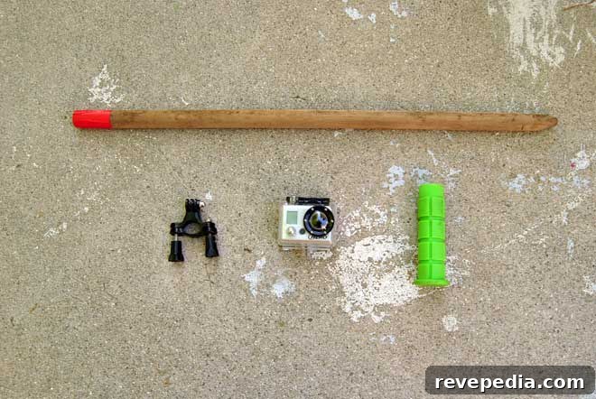DIY GoPro Pole Mount Guide: Build a Secure Camera Extension 3 go-pro-pole-parts-diy