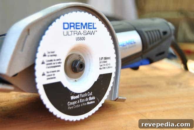 DIY Sawhorse Table: Step-by-Step Build Guide 4 dremel-ultra-saw-flush-cut