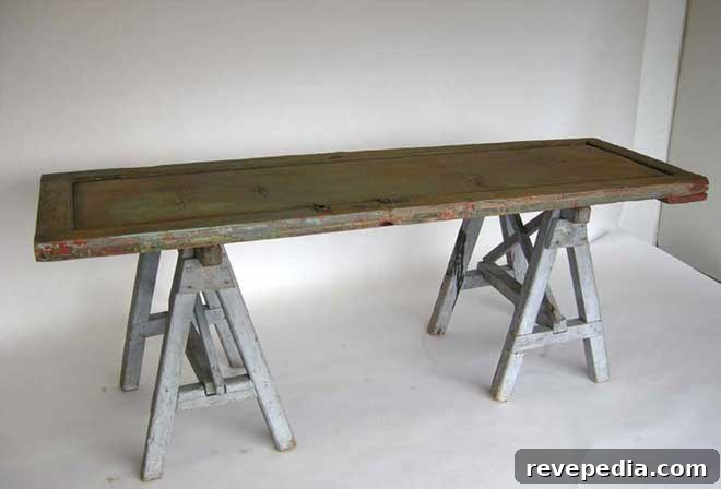 DIY Sawhorse Table: Step-by-Step Build Guide 9 table-top-sawhorse
