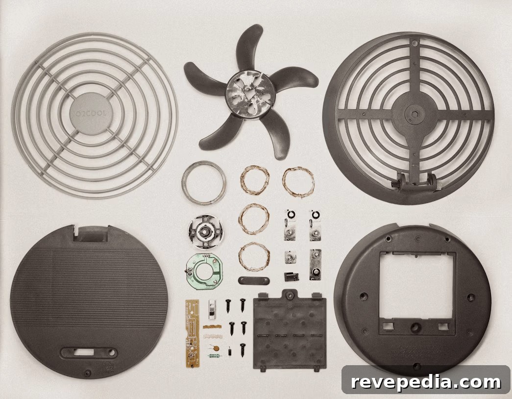 Delaying Component Replacement Drives Up Repair Costs 2 Fan parts and tools for component replacement