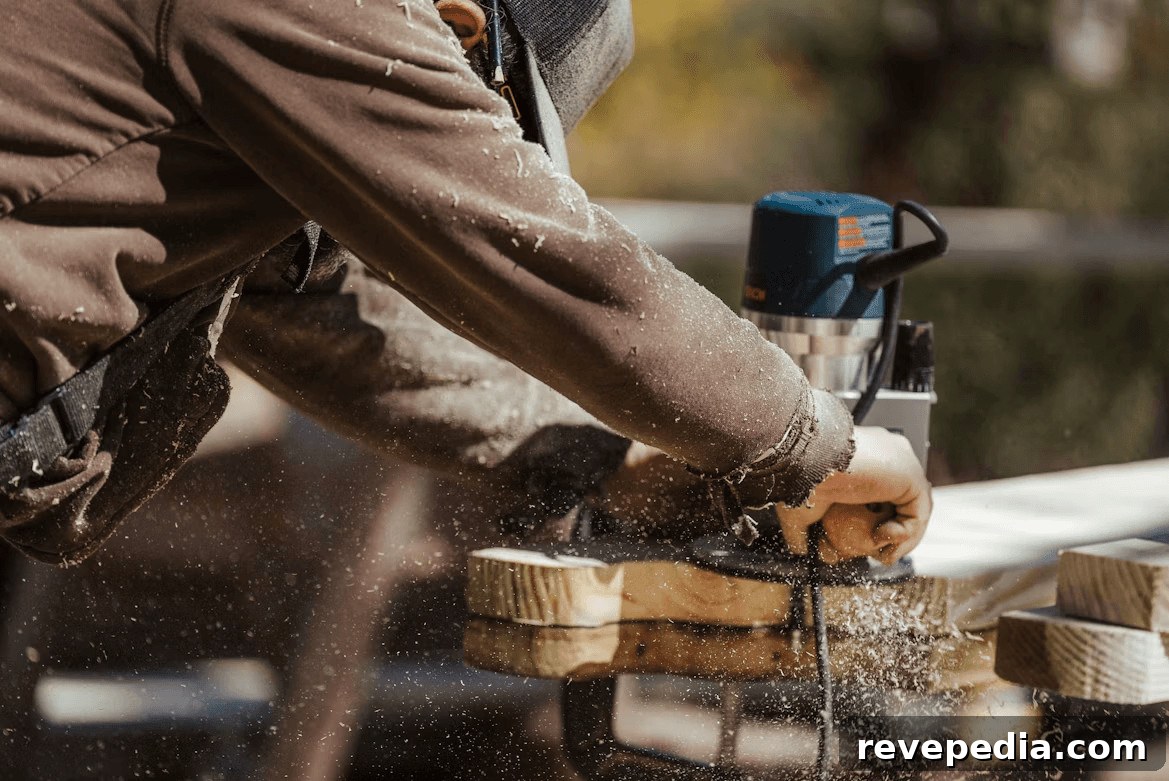 Who Is Liable if a Contractor Is Injured on Your Property? 2 Contractor using a sander on wood