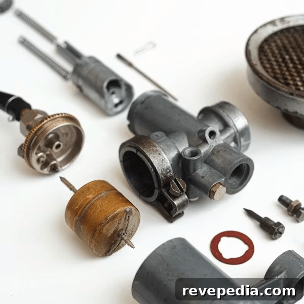 Tools for mobile home repairs on a table