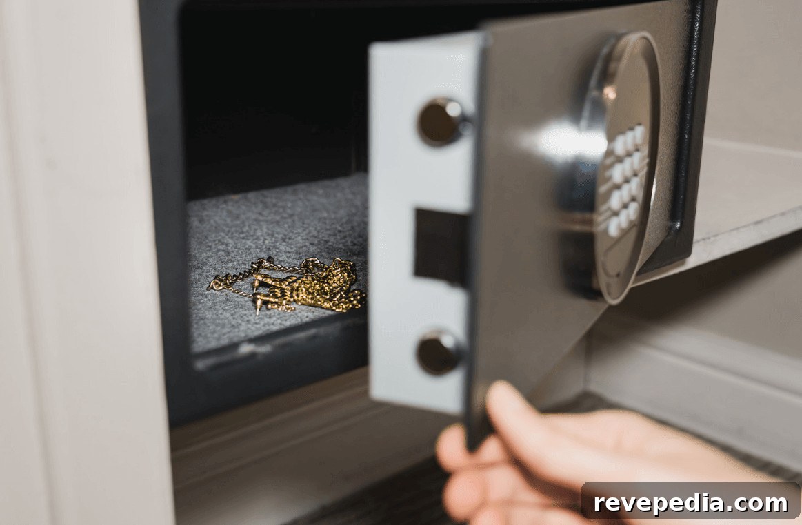7 Secure Home Safes to Protect Valuables in 2026 2 A person holds a small lizard inside a microwave