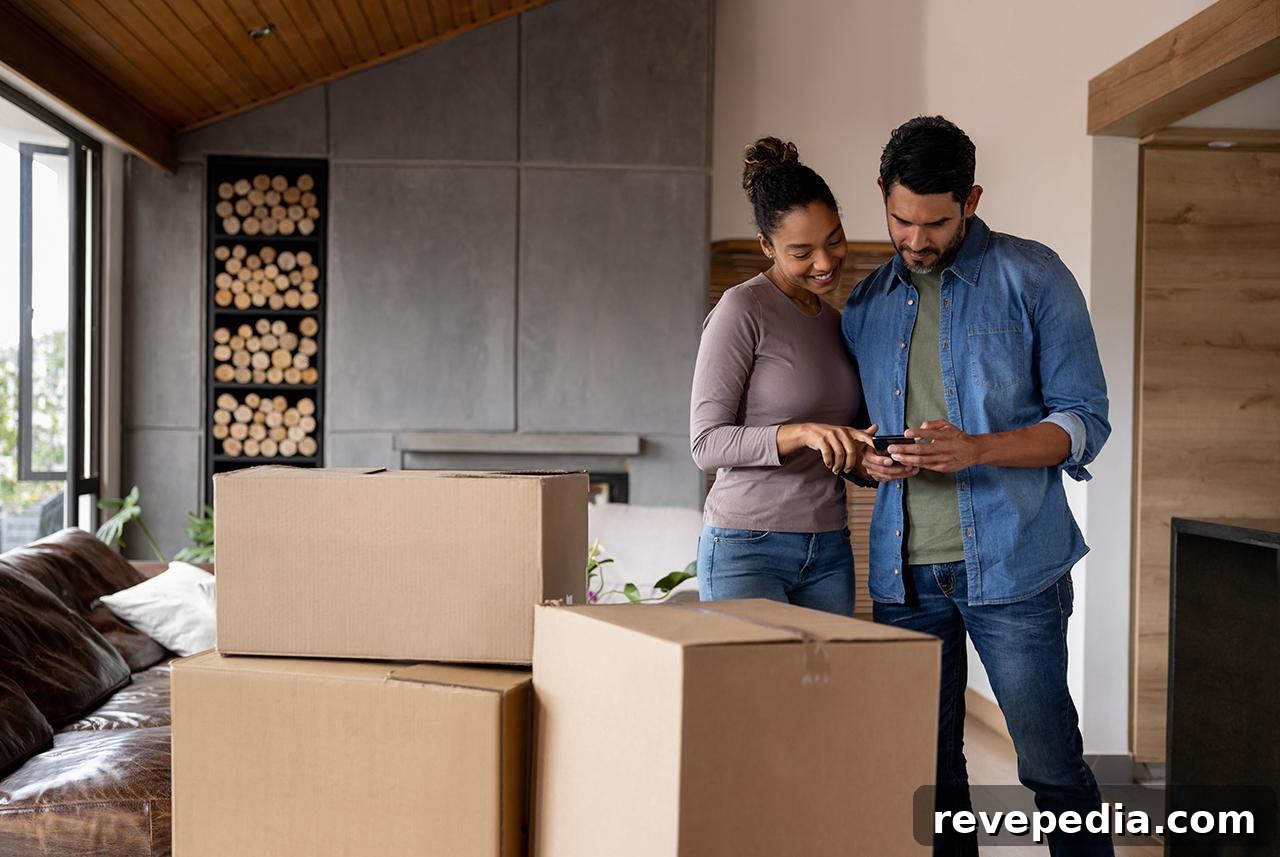 U.S. Moving Trends Homeowners Should Know Before Moving 2 Man and woman with cardboard boxes