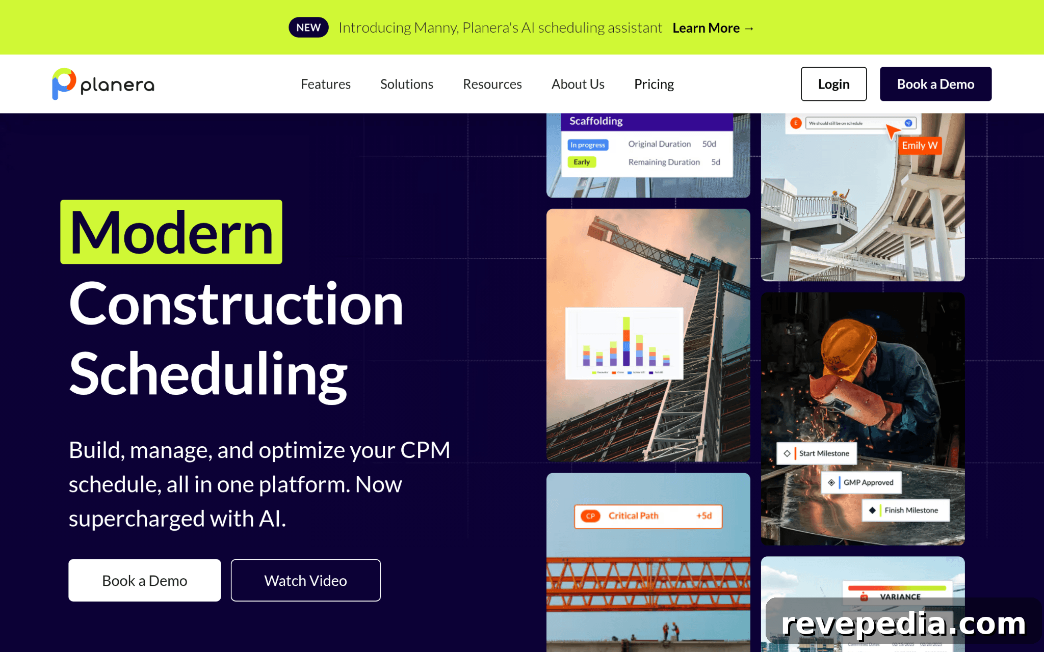 Construction Scheduling Tools for Large and Residential Projects 2 Planera - Best for Construction Project Scheduling and Planning