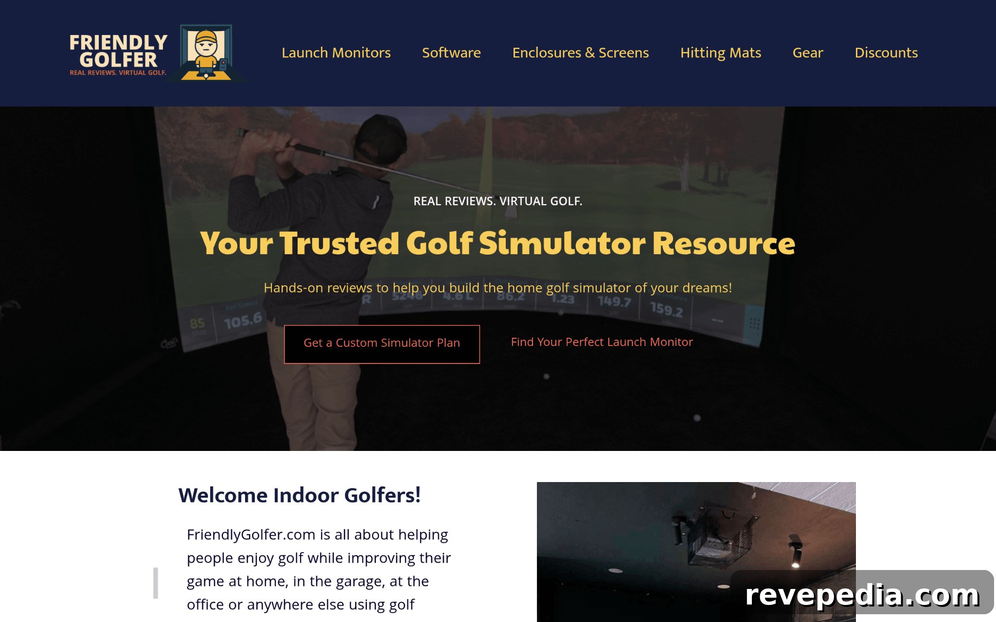 Friendly Golfer - Best for Home Golf Simulator