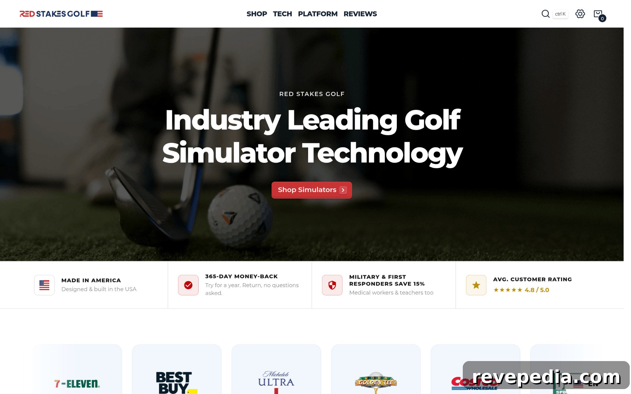 Red Stakes Golf - Best for Golf Simulator Systems and Technology