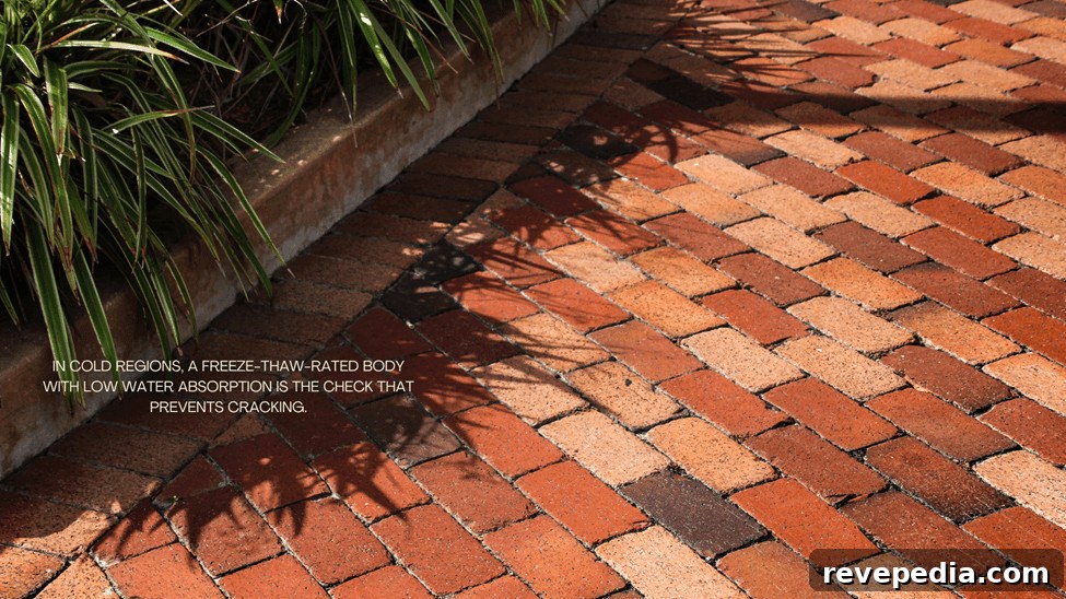 7 Things to Check Before Choosing Outdoor Patio Tiles 3 Outdoor red brick paving with grass growing between the