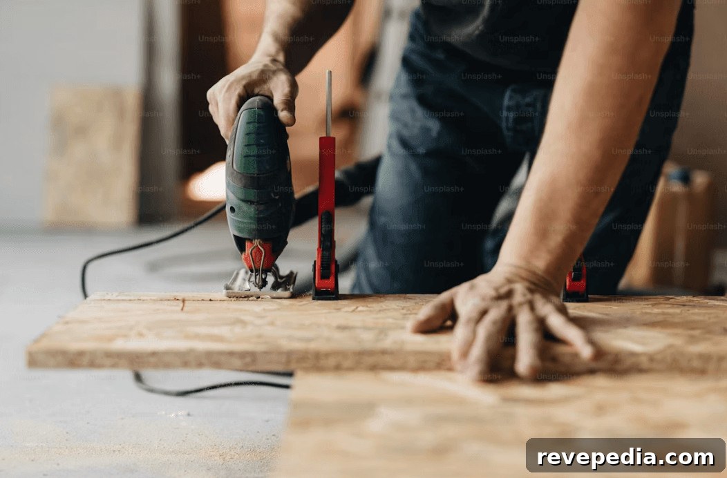 Repair or Sell As-Is? How to Handle Major Home Defects 2 Man sanding wood during home repair