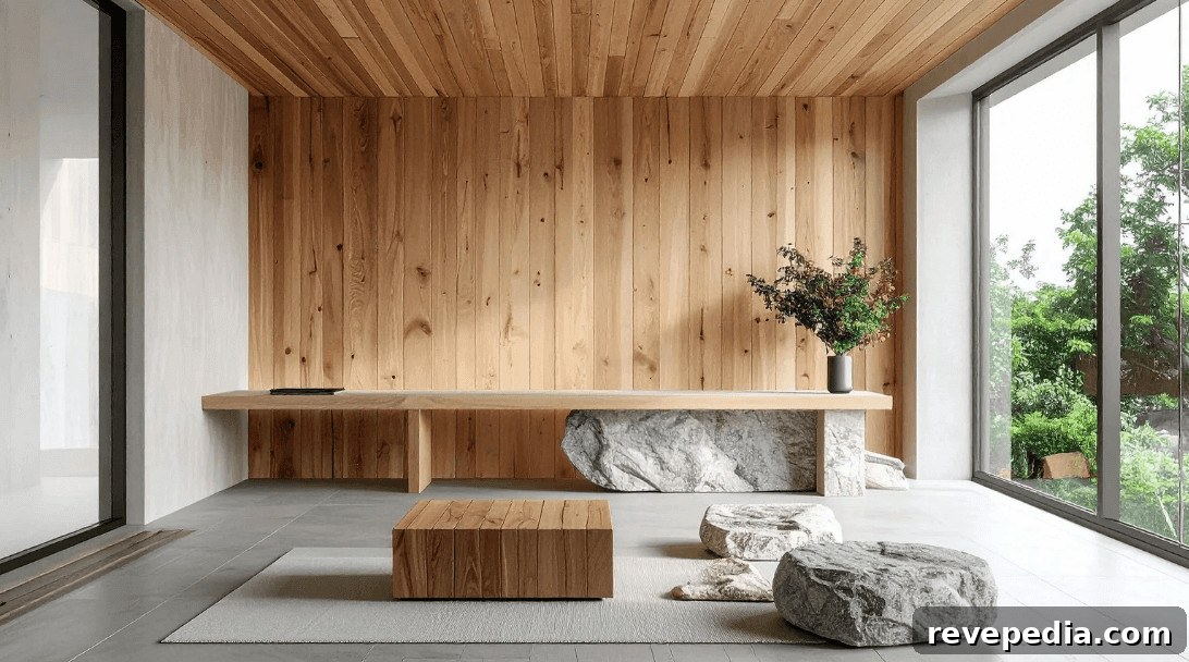 Transform Your Home with Wood, Stone, and Textiles 3 Wood and Stone in Natural Interiors