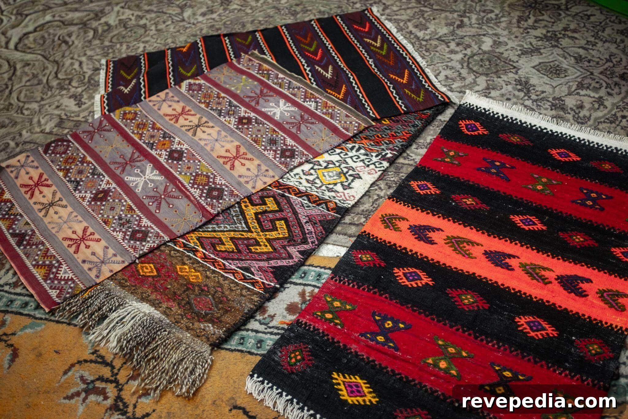 How Rugs Transform Modern and Eclectic Interiors 2 A collection of rugs in various modern styles