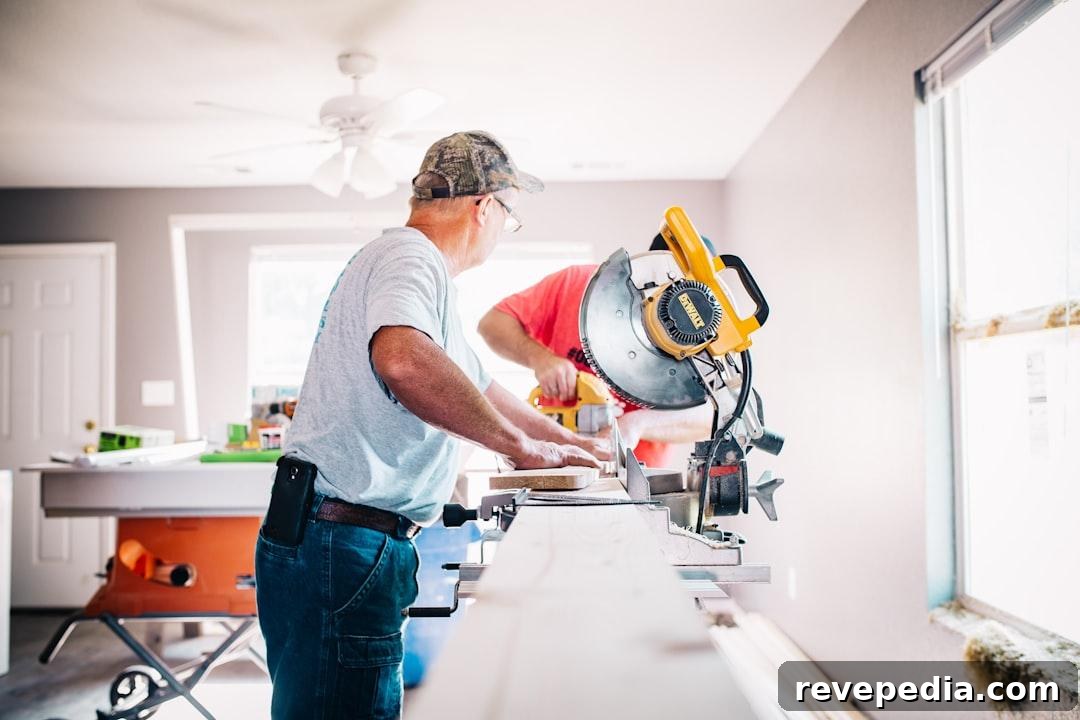 Convert Your Texas Home into a Luxury Short-Term Rental 3 Contractor working on a Short-Term Rental property