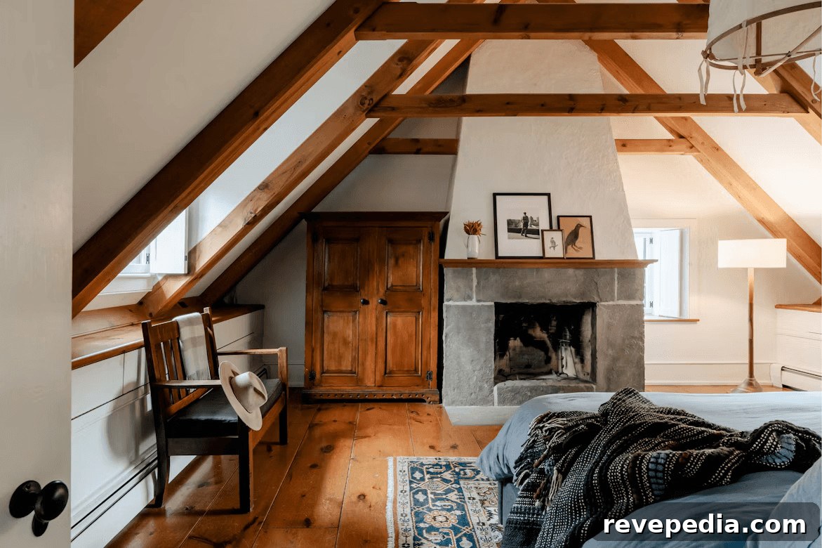 Is Your Attic Wasting Energy? Here's Why 2 Bedroom with fireplace, showing how heat can escape if