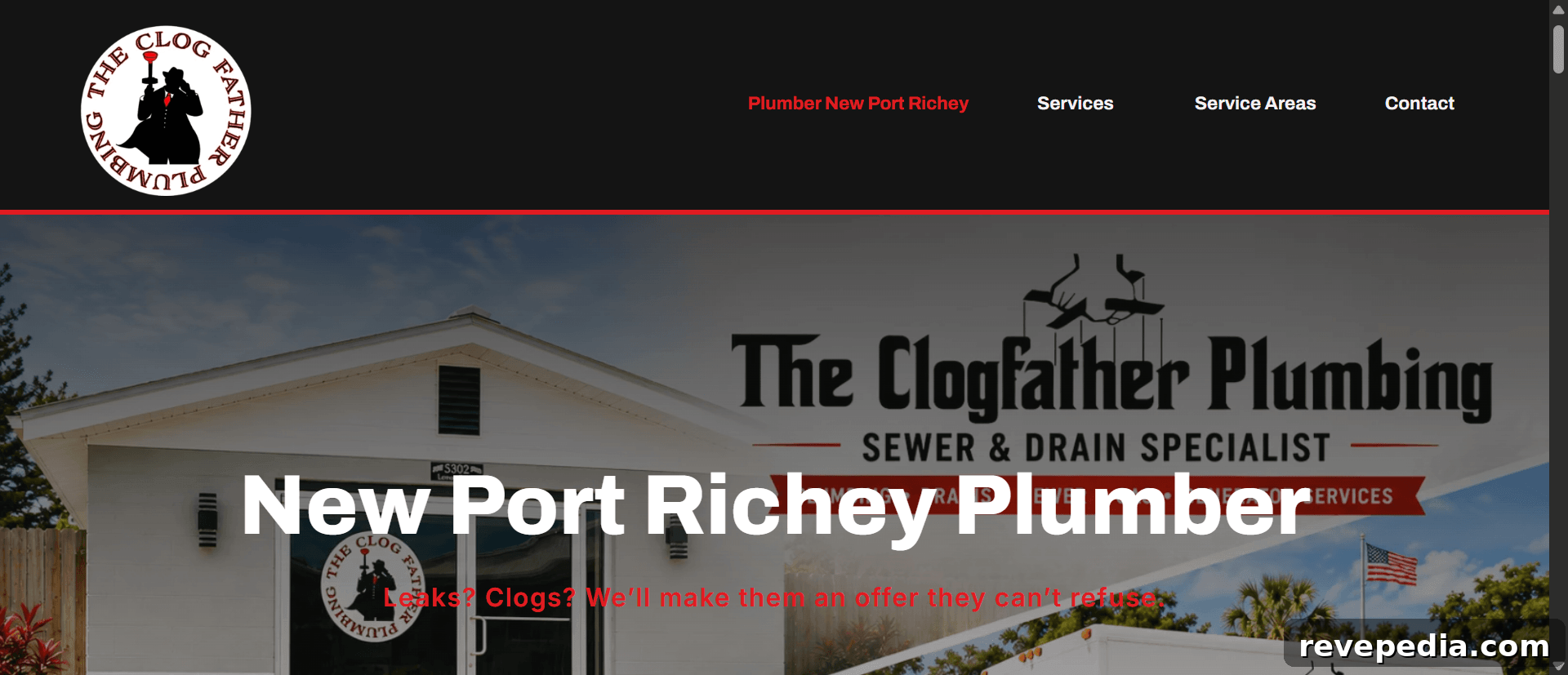 New Port Richey plumber website