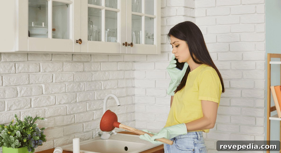 Woman in yellow shirt washing dishes